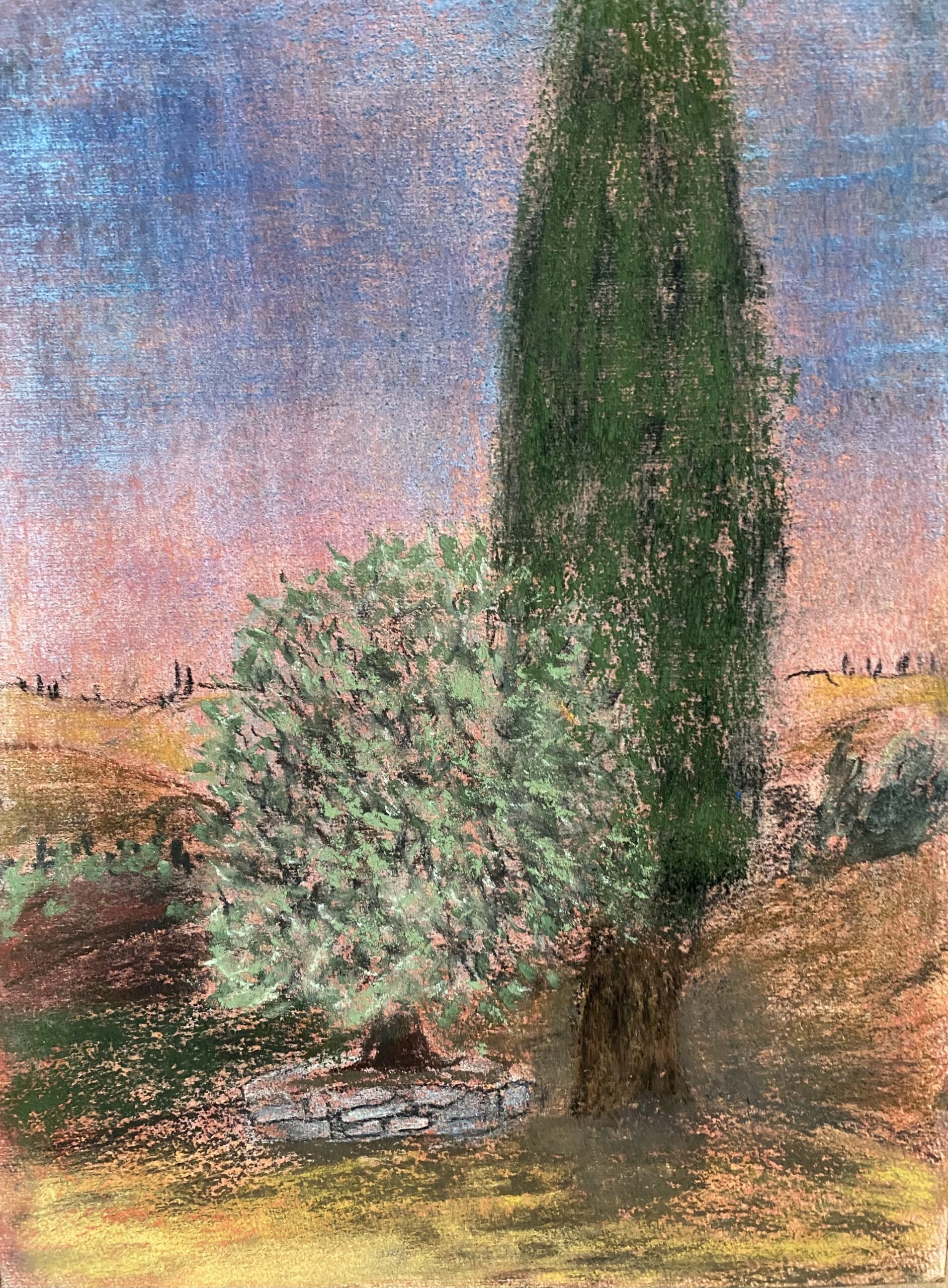 Olive and Cypress